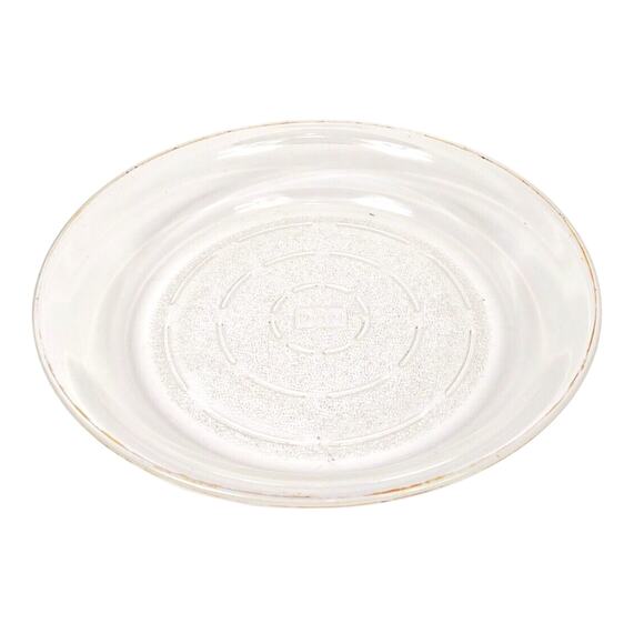 Vintage Glasbake 8.5” Glass Pie Pan Plate Textured Bottom 244 Made in U.S.A - Picture 3 of 7